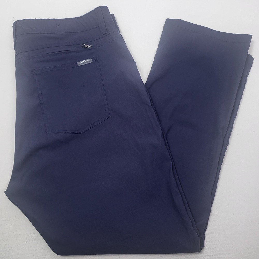 Eddie Bauer Mens Adventure Trek Water Resistant Nylon Hiking Pants Blue W38xL30